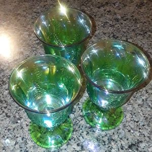 Beautiful small glass goblets